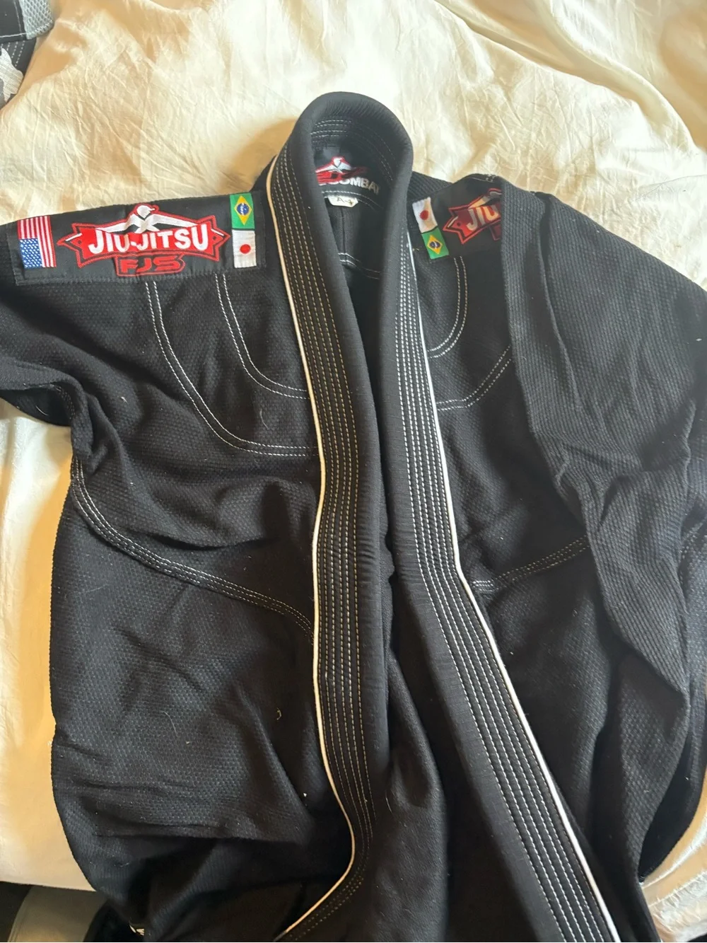 Black Gi Jacket — Performance Martial Arts Jacket and pants (no belt)